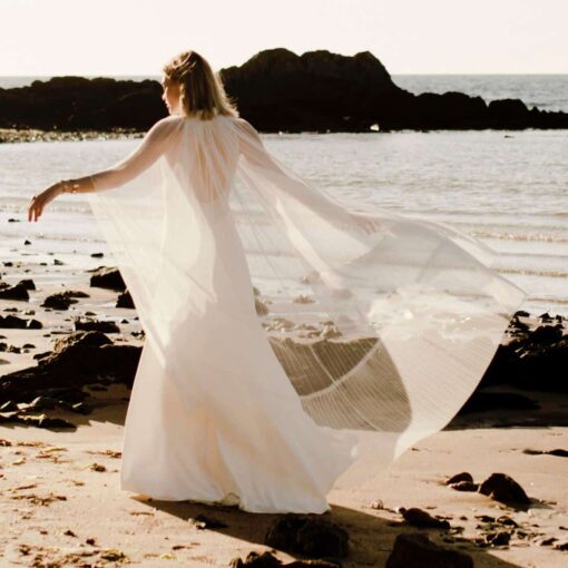 Cape de mariage d'été en tulle JACK