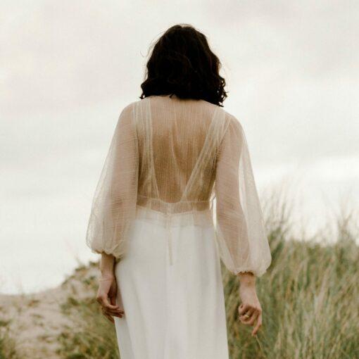 BLOUSE de mariée dentelle manches longues J'ADORE