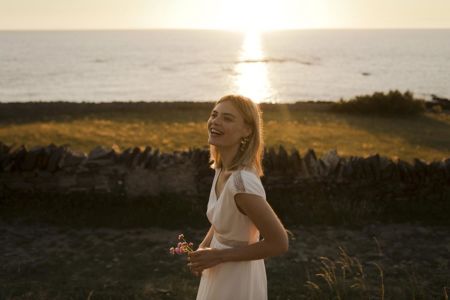 IMMACULATE Robe de mariée hippie chic longue sans manche