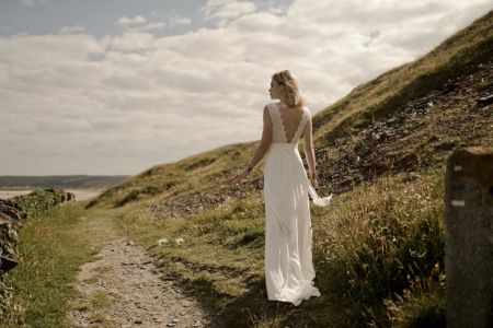 INBORN Robe de mariée bohème chic fluide