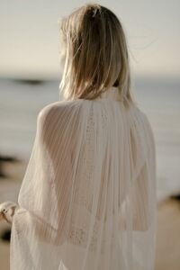 JACK Cape de mariée romantique chic en tulle