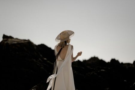 Jalouse Robe de mariée décolleté dos simple bohème