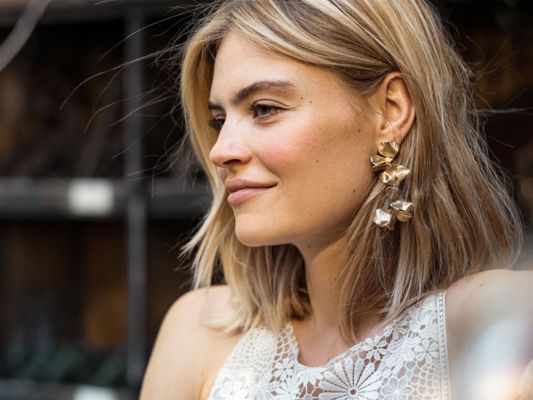 Boucles d'oreilles pour mariée
